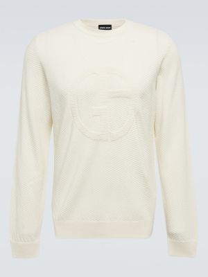 Jersey de lana de tela jersey Giorgio Armani