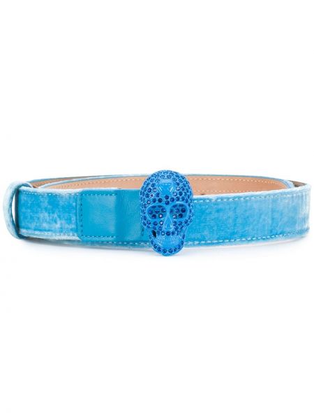 Cinturón con apliques de cristal Philipp Plein azul