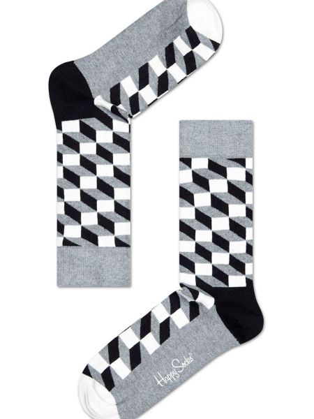 Чорапи за жартиери Happy Socks сиво