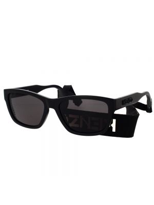 Okulary przeciwsłoneczne w geometryczne wzory Kenzo czarne