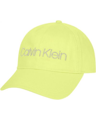 Šiltovka Calvin Klein žltá