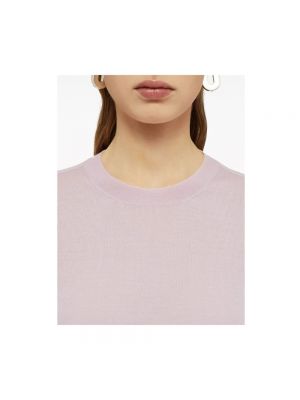 Jersey de cachemir de tela jersey con estampado de cachemira Jil Sander rosa