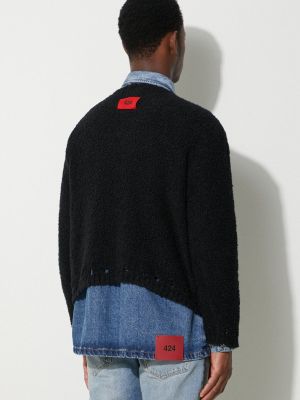 Sweter wełniany 424 czarny