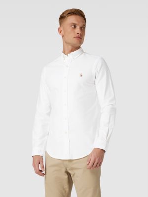 Koszula na guziki slim fit puchowa Polo Ralph Lauren biała