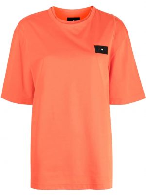 Тениска с принт Y-3 оранжево