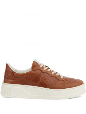 Sneakers Gucci καφέ