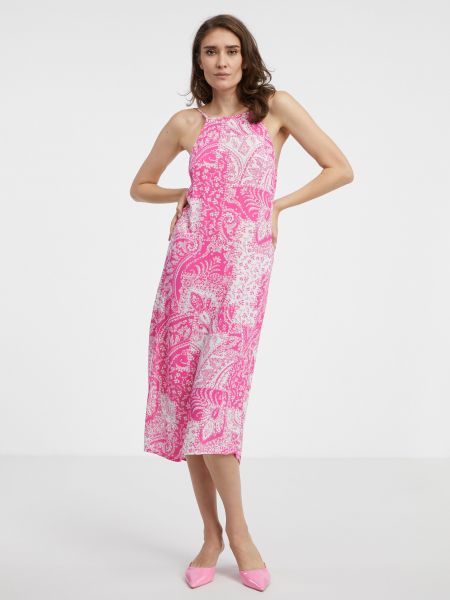 Midi haljina Vero Moda ružičasta