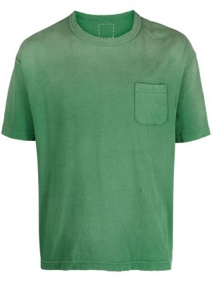 T-shirt aus baumwoll Visvim grün