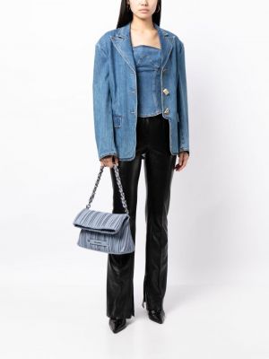 Shopper handtasche mit plisseefalten Karl Lagerfeld