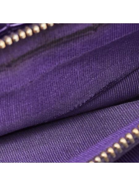 Cartera de cuero retro Prada Vintage violeta