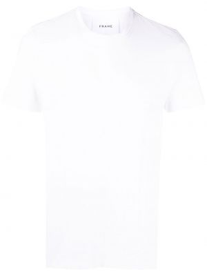 Einfarbige t-shirt Frame weiß