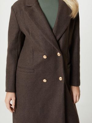 Длинное пальто Dorothy Perkins коричневое