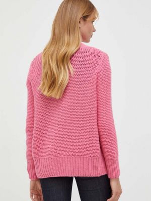Vlněný svetr Luisa Spagnoli růžový