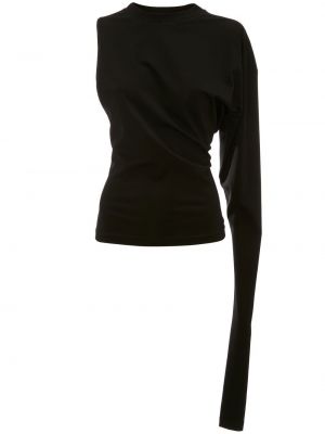 Top asimmetrico Jw Anderson nero