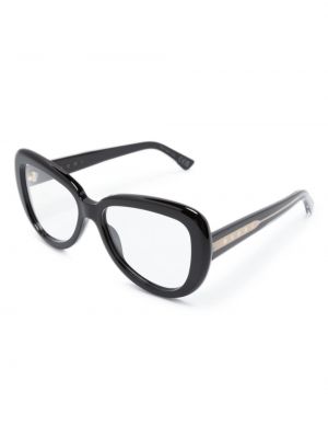 Oversize saulesbrilles Marni Eyewear melns