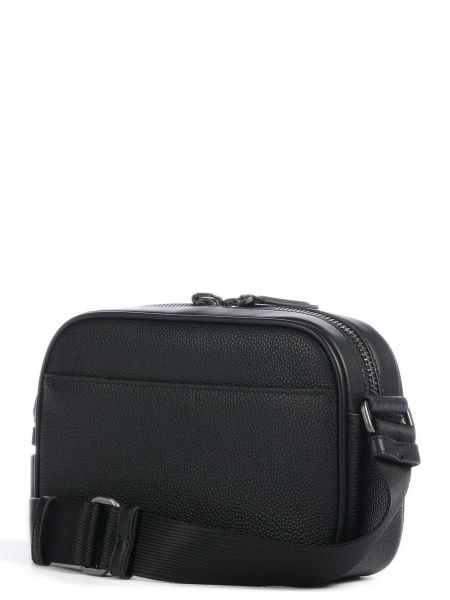 Кожаная сумка через плечо из искусственной кожи Karl Lagerfeld черная