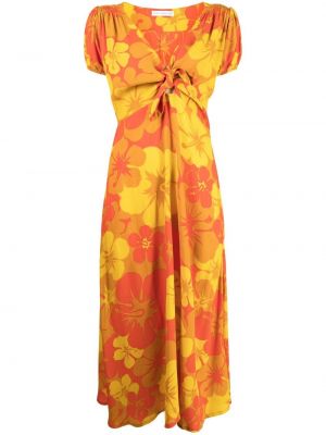 Mini obleka s cvetličnim vzorcem s potiskom Faithfull The Brand