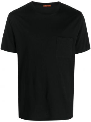 Bavlněné tričko s kulatým výstřihem Barena černé