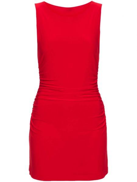 Mini šaty Norma Kamali červené