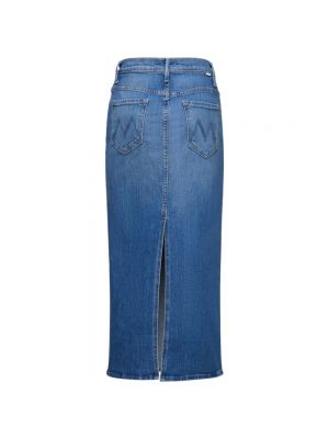 Spódnica jeansowa Mother niebieska