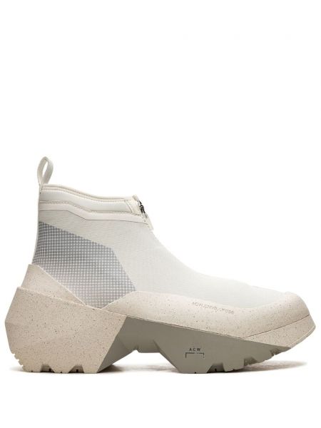 Členkové topánky Converse biela
