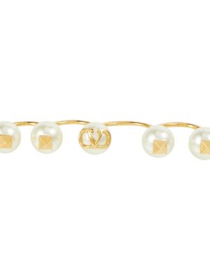 Gyűrű gyöngyökkel Valentino aranyszínű