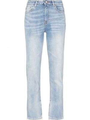 Straight leg jeans Ganni blu