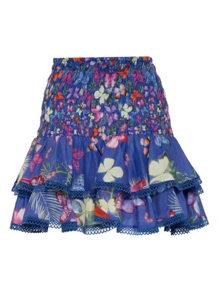 Mini sukně s potiskem Charo Ruiz Ibiza modré
