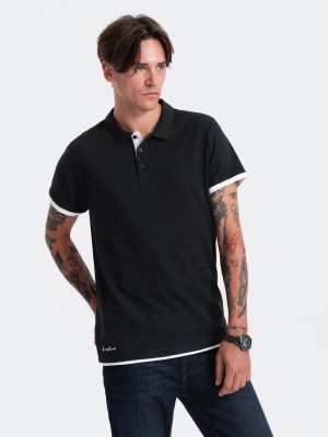 Polo marškinėliai Ombre juoda