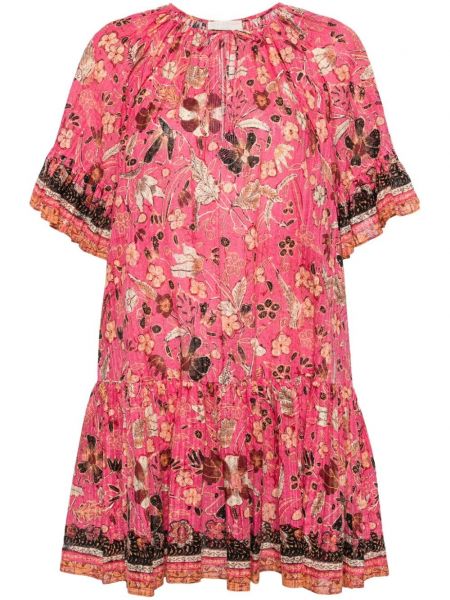 Koktel haljina s cvjetnim printom s printom Ulla Johnson