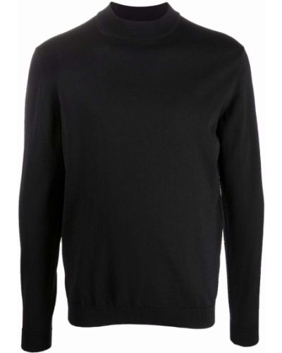 Jersey de punto de tela jersey Roberto Collina negro