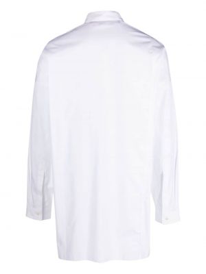 Asymetrická bavlněná košile Isabel Benenato bílá
