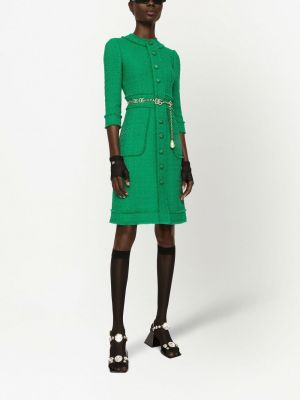 Robe col rond Dolce & Gabbana vert
