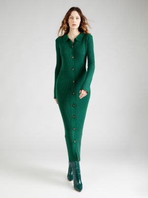 Плетена рокля Warehouse зелено