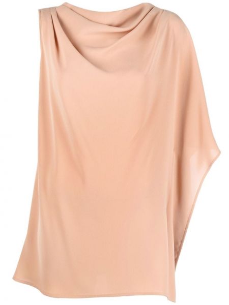 Asymmetrisk bluse 's Max Mara brun