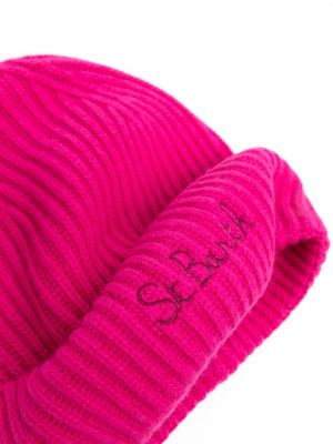Mütze mit stickerei Mc2 Saint Barth pink