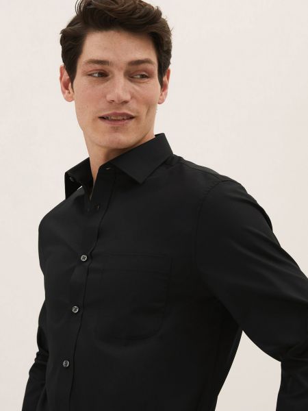 Košeľa Marks & Spencer čierna