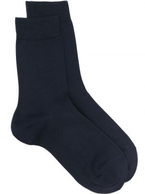 Bavlnené ponožky s potlačou Falke modrá