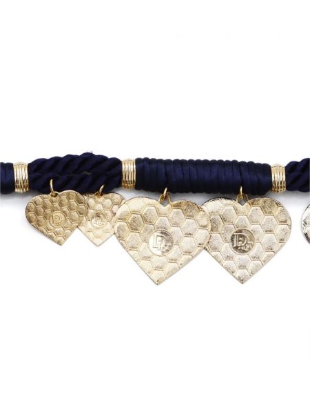 Pletený pásek se srdcovým vzorem Christian Dior Pre-owned