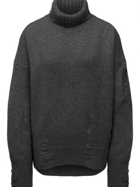 Кашемировый свитер Addicted серый