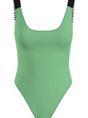 Jednodielne plavky Calvin Klein Swimwear zelená