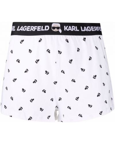 Kokvilnas pidžama Karl Lagerfeld balts