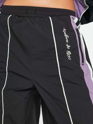 Широкие брюки в уличном стиле Daisy Street фиолетовые