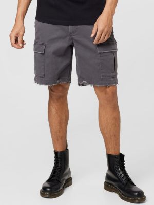 „cargo“ stiliaus kelnės Hollister pilka