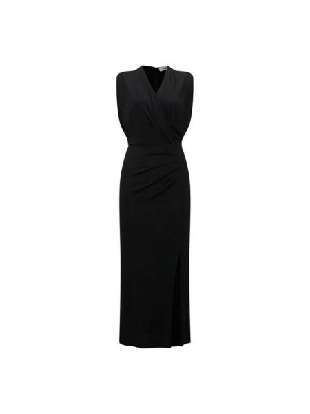 Czarna sukienka midi Diane Von Furstenberg