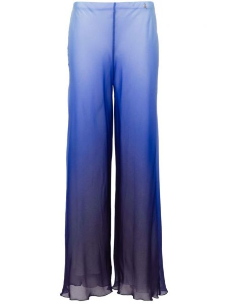 Pantalon à motif dégradé large Patrizia Pepe bleu