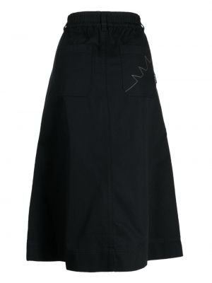 Bavlněné midi sukně Sport B. By Agnès B. černé