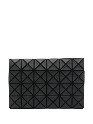 Portefeuille à imprimé à motif géométrique Bao Bao Issey Miyake noir