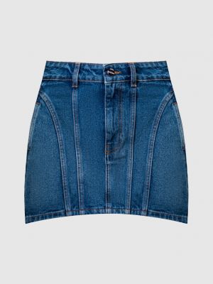 Синяя джинсовая юбка David Koma