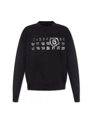 Sweatshirt Mm6 Maison Margiela schwarz